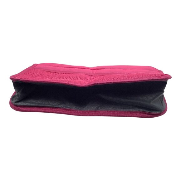 Multipurpose Travel Handbag Insert Organizer Multiple Pockets Pink Women's - Picture 7 of 9